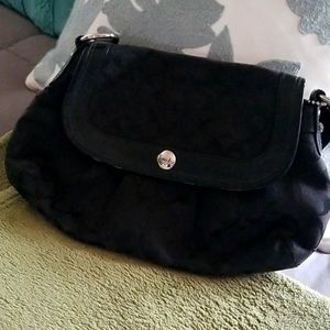 Coach black bag EUC